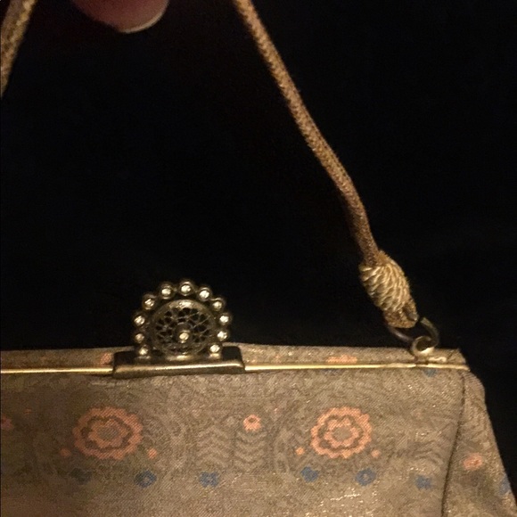 1950s true vintage mini gold clutch bag♥️ - Picture 8 of 8